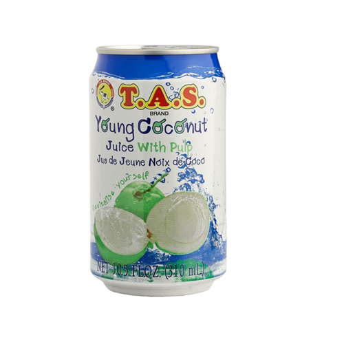 Tas Coconut Juice With Pulp 12x310ml Tas Coconut Juice With Pulp 12x310ml